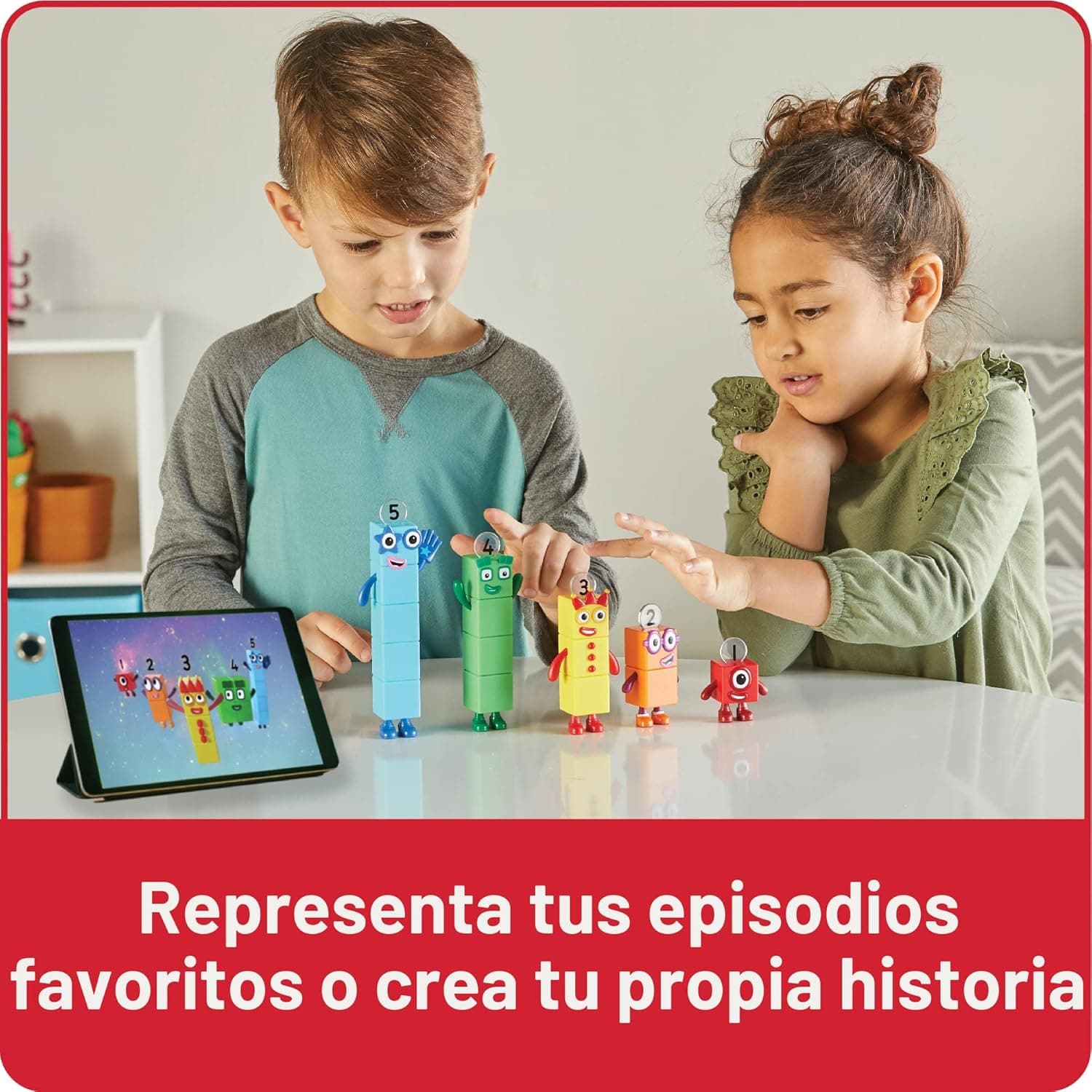 Numberblocks Set de Figuras de Acción, Uno al Cinco miniatura 5