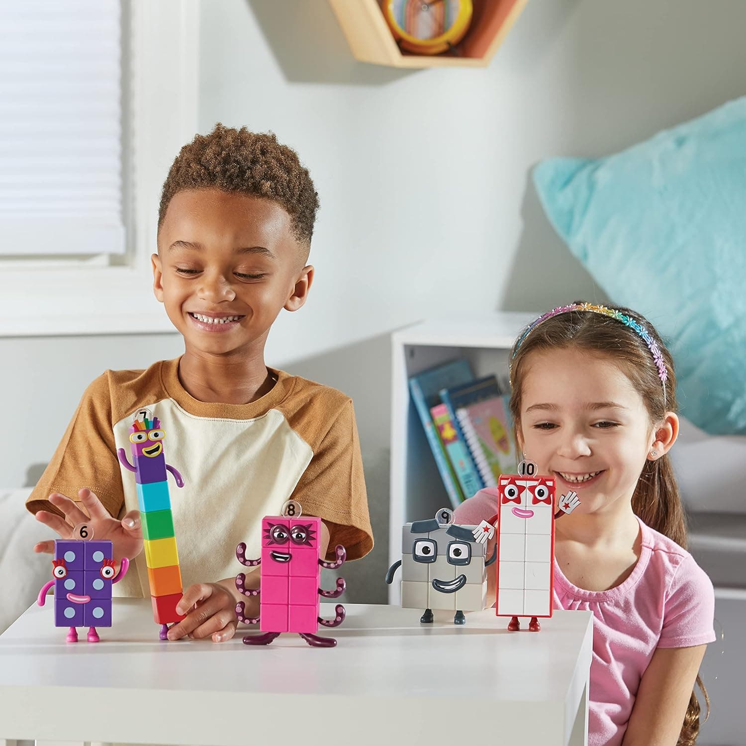Numberblocks Set de Figuras de Acción, Seis al Diez miniatura 2