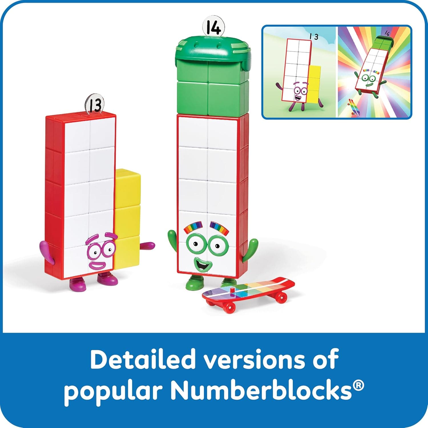 Numberblocks Set de Figuras de Acción, 13 y 14 miniatura 2