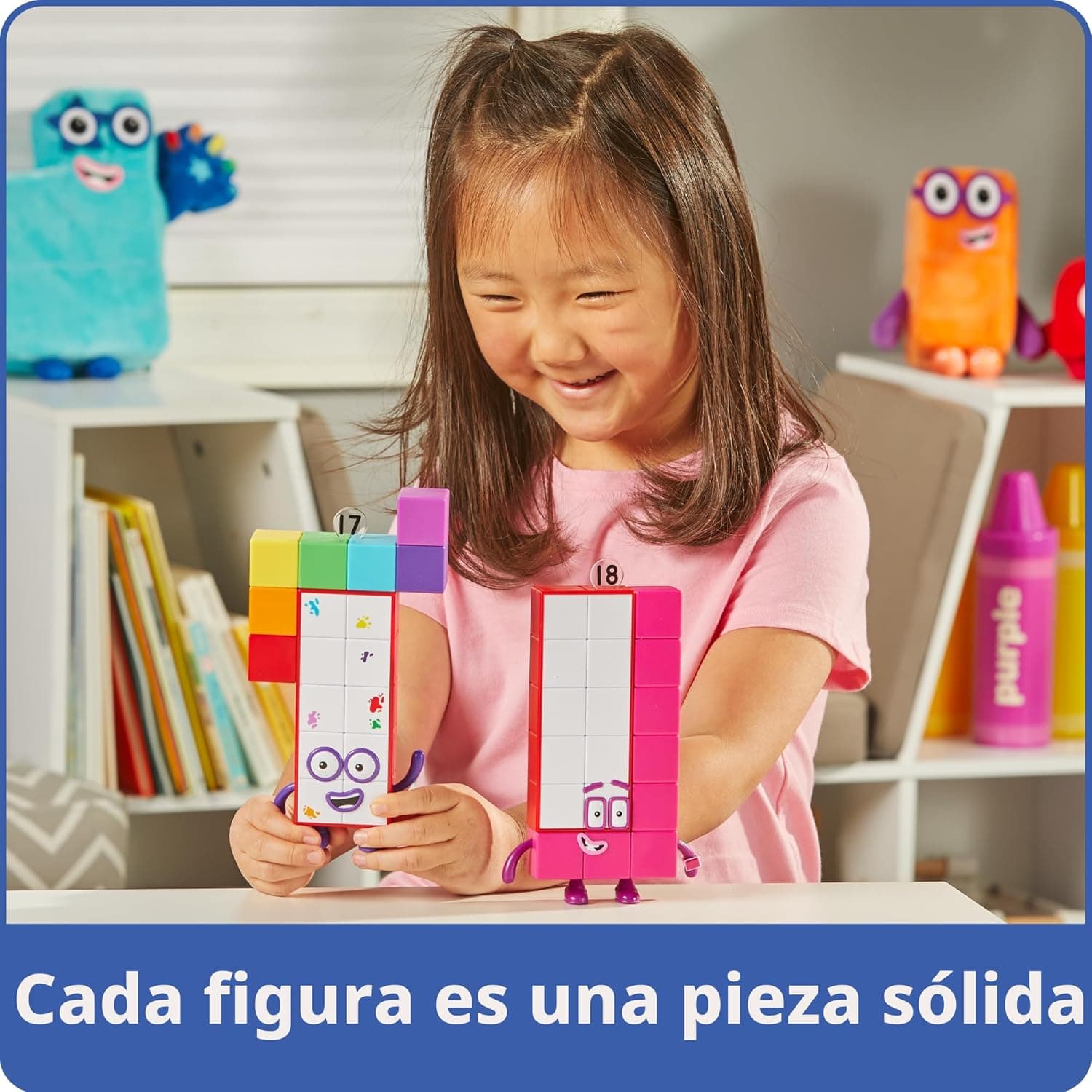 Numberblocks Set de Figuras de Acción, 17 y 18 miniatura 5