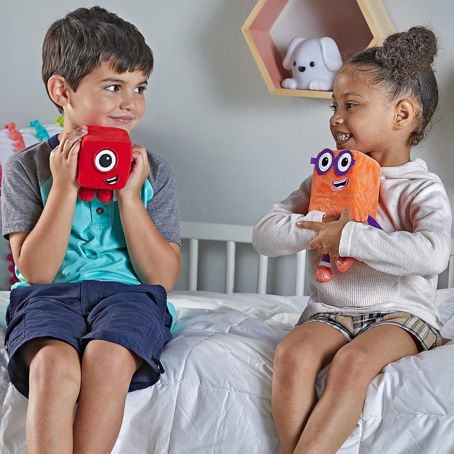 Numberblocks Set de peluche, One & Two miniatura 4