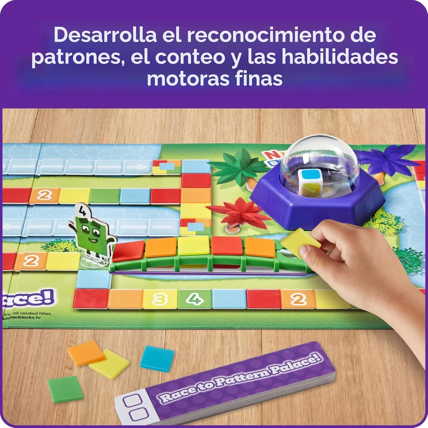 Numberblocks Juego de Mesa, Palacio de Patrones miniatura 2
