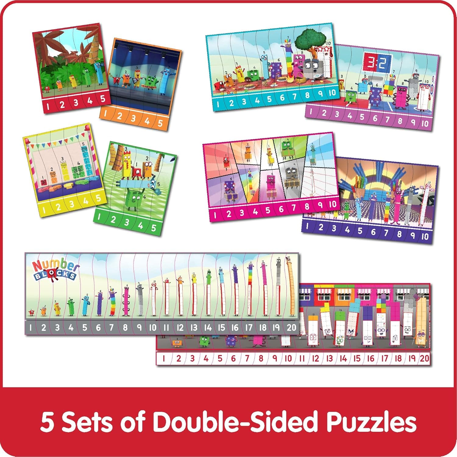 Numberblocks Juego de rompecabezas de secuencia miniatura 4