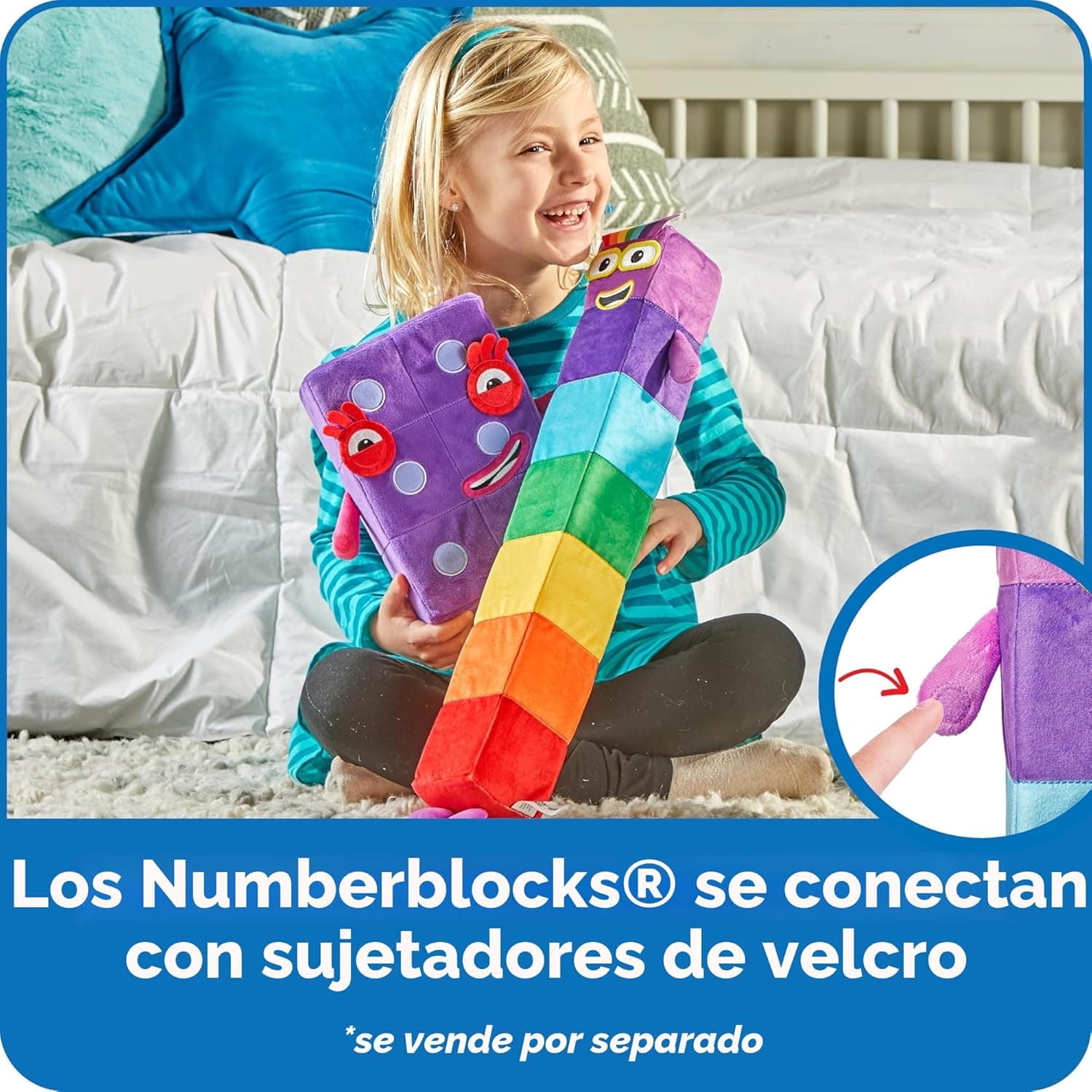 Numberblock Seven - Peluche miniatura 2