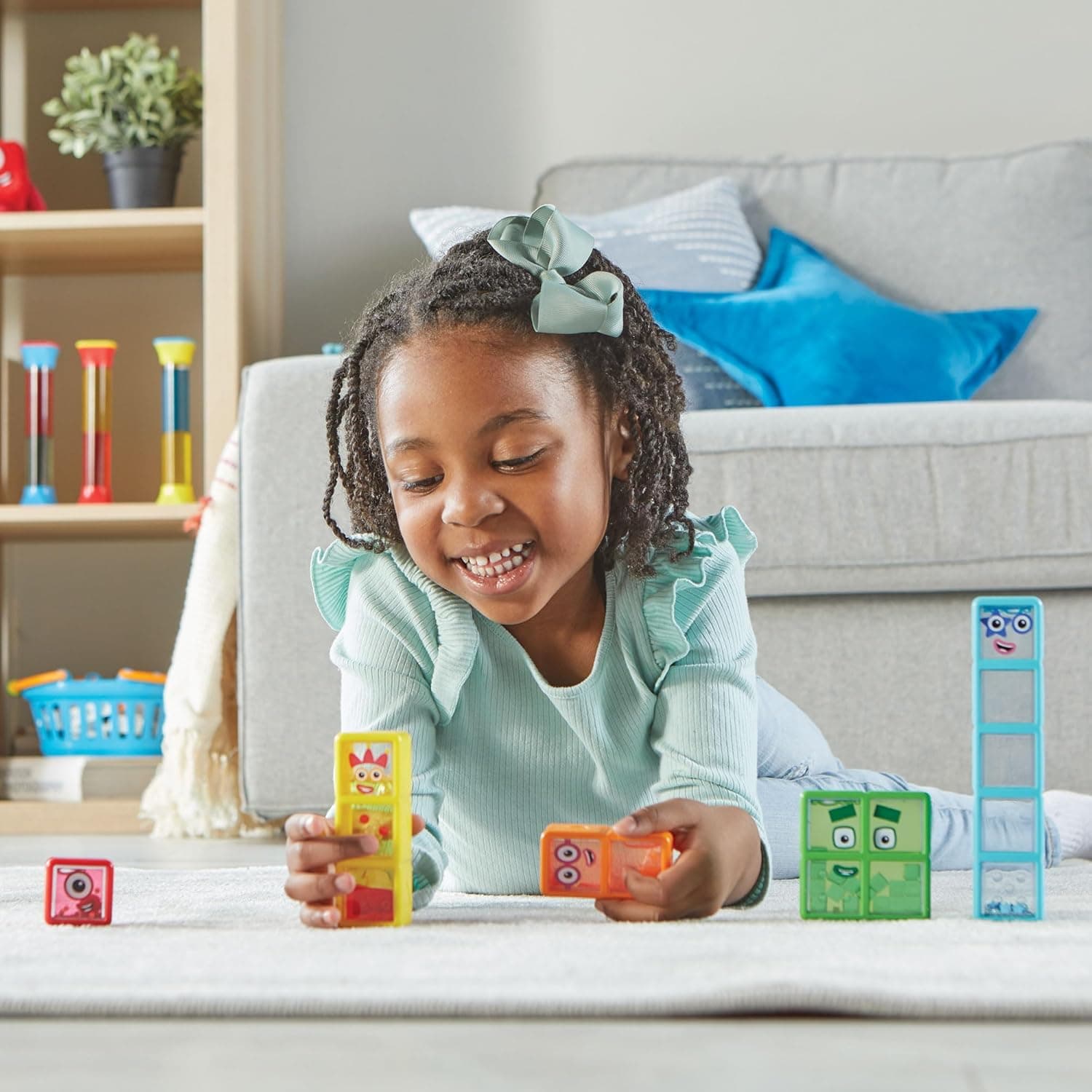 Numberblocks Botellas Sensoriales del Uno al Cinco miniatura 3