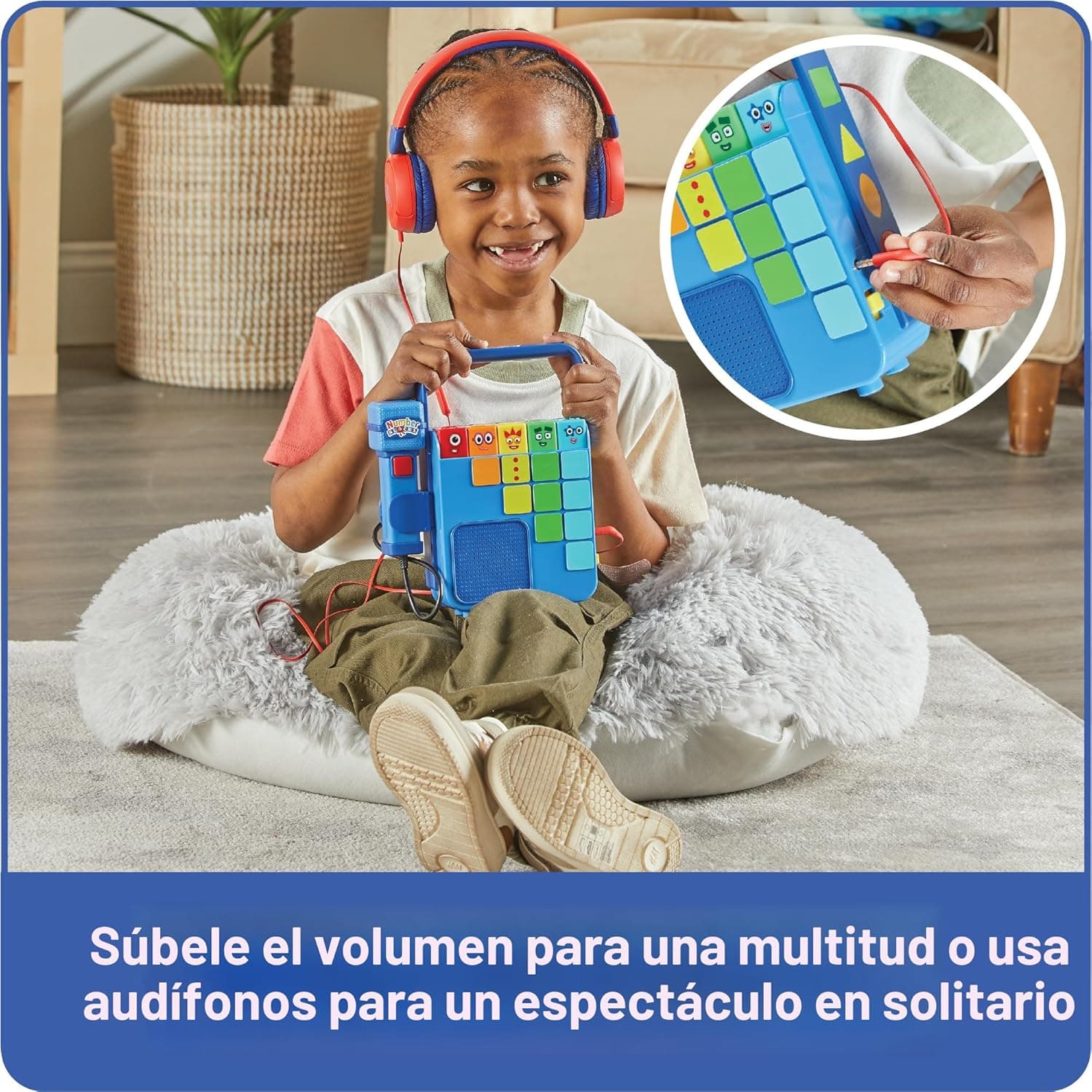 Numberblocks Reproductor de Música para Cantar y Grabar, Micrófono de Karaoke para Niños miniatura 3