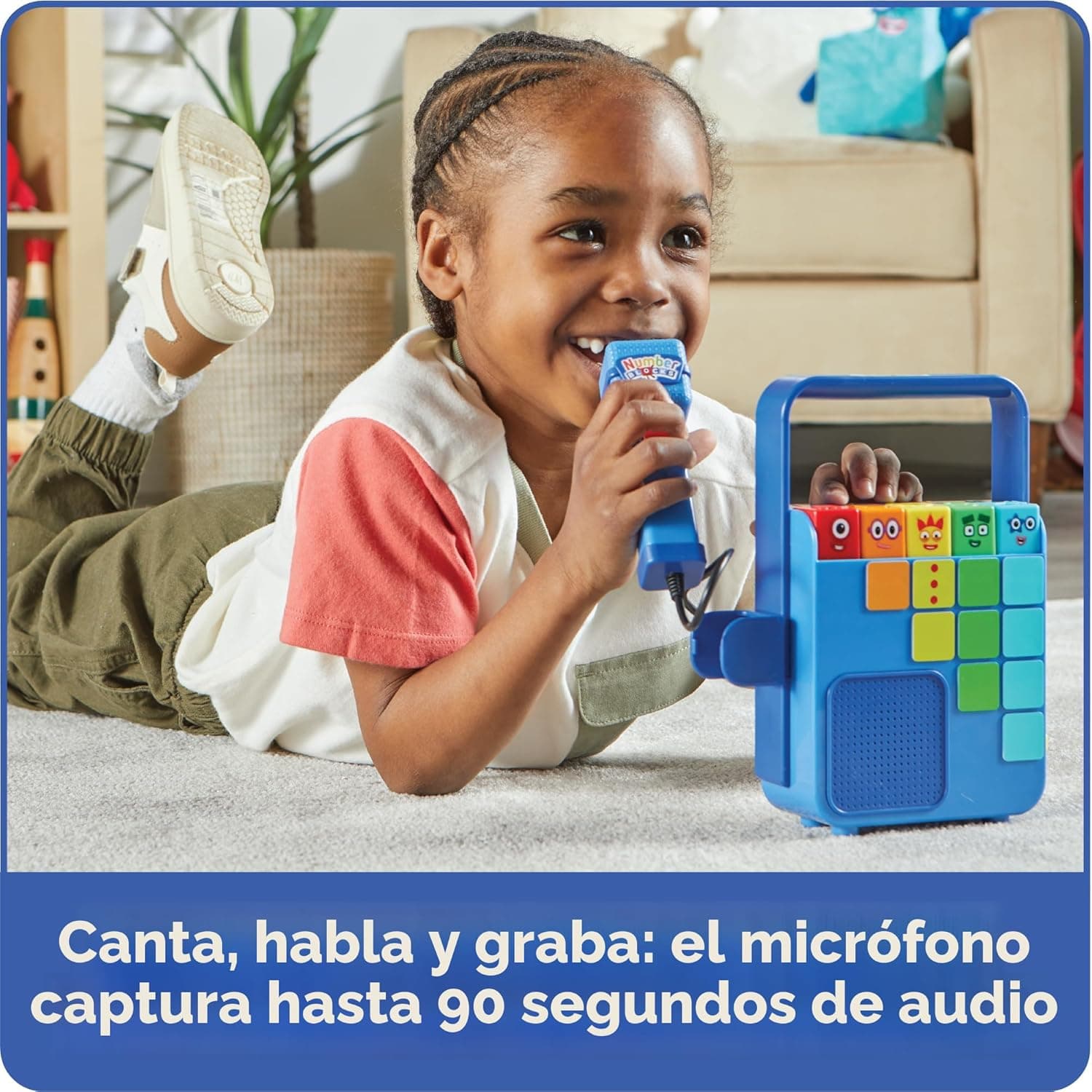 Numberblocks Reproductor de Música para Cantar y Grabar, Micrófono de Karaoke para Niños miniatura 4