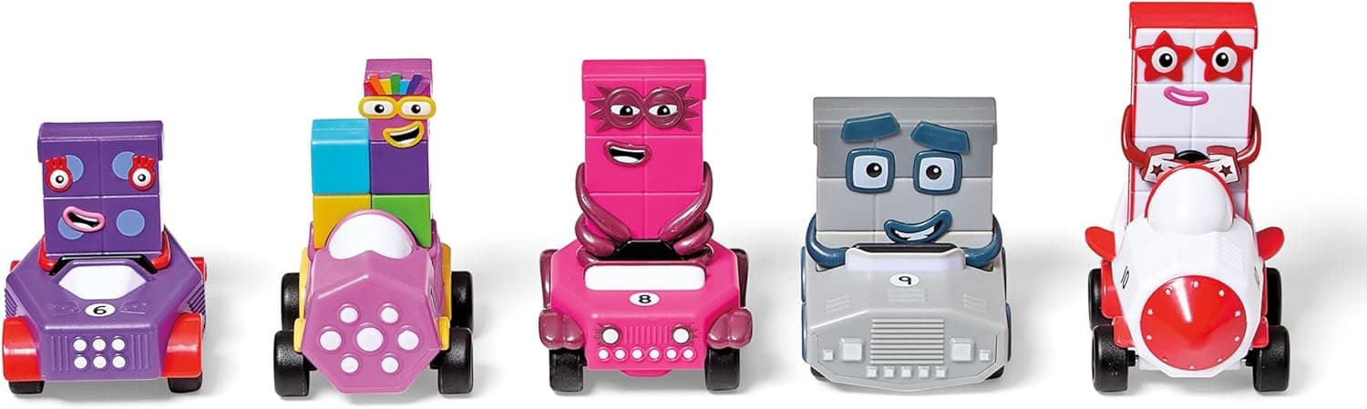 Numberblocks - Mini vehículos de seis a die miniatura 5