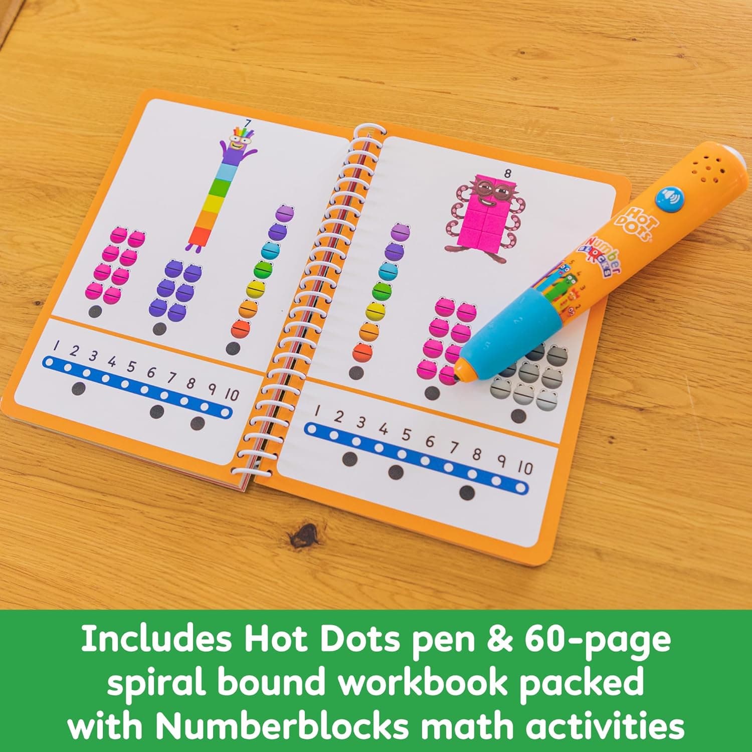 Numberblocks - Libro de trabajo números del 11 al 20 con bolígrafo interactivo miniatura 3