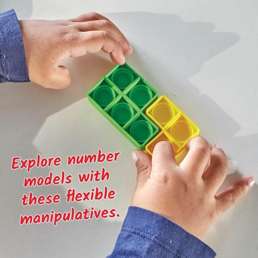 hand2mind Juguetes sensoriales de burbujas de numeración temprana para niños miniatura 2
