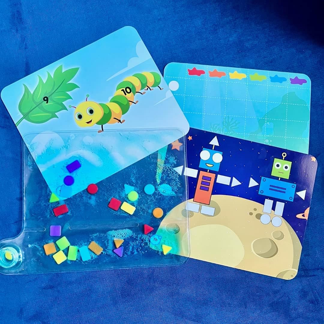 hand2mind Alfombra Sensorial de Colores y Formas, Juguetes de Habilidades Motoras Finas para Niños de 3 Años miniatura 5