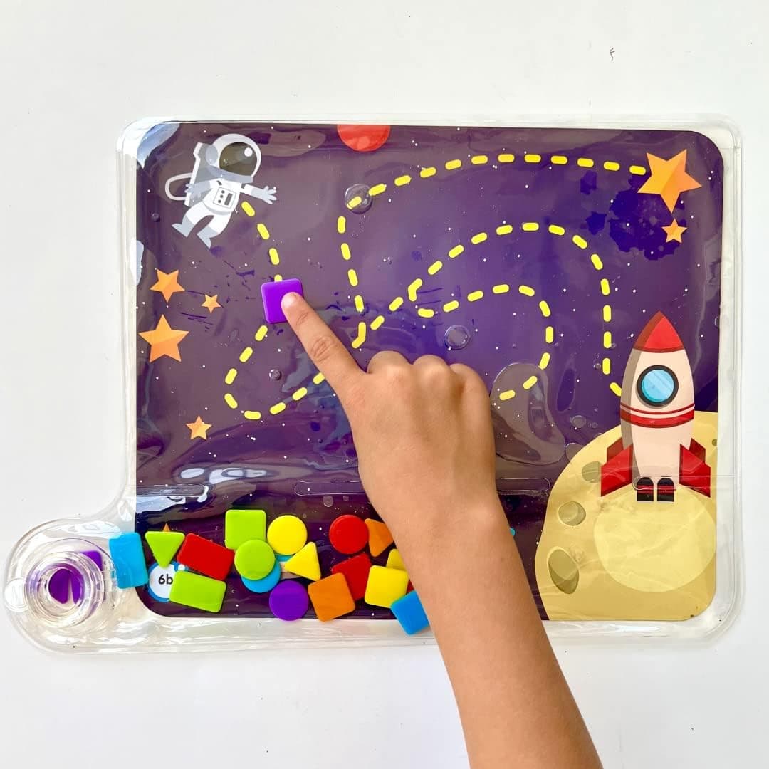 hand2mind Alfombra Sensorial de Colores y Formas, Juguetes de Habilidades Motoras Finas para Niños de 3 Años miniatura 2