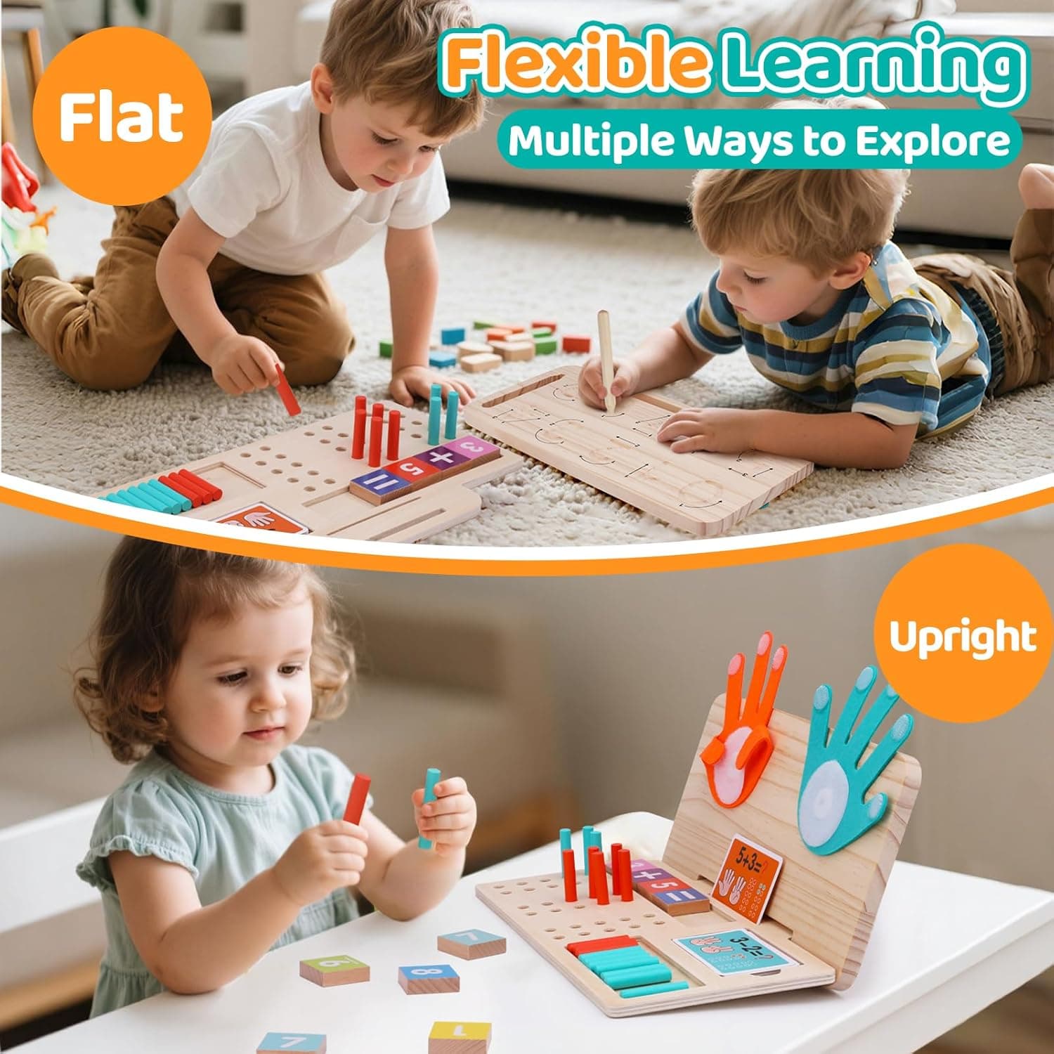Montessori - Juguete de aprendizaje de matemáticas miniatura 4