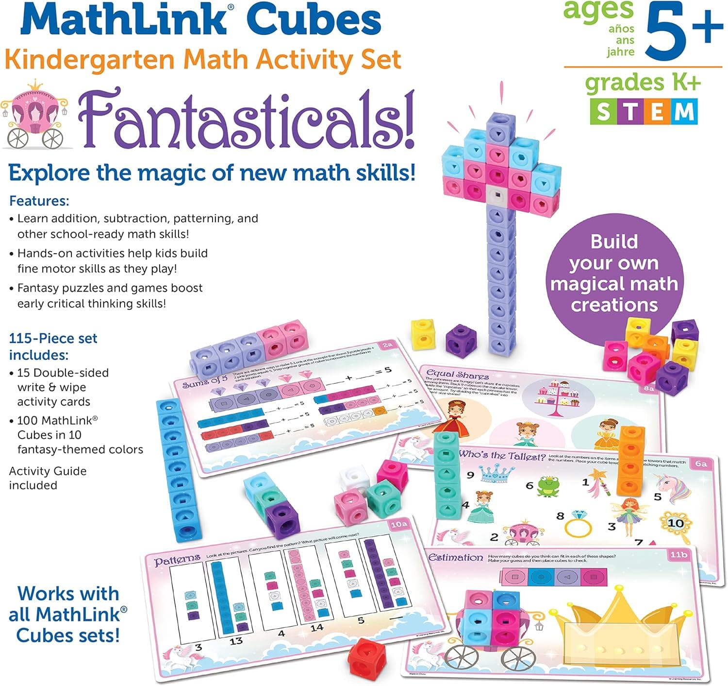Learning Resources - Juego de actividades matemáticas Fantasticals miniatura 4