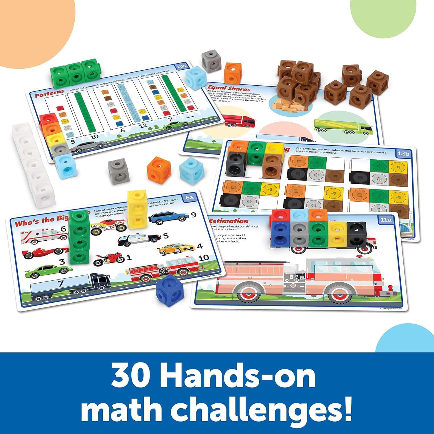 Learning Resources - Juego de actividades matemáticas Mathmobiles miniatura 2